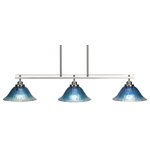 Toltec Lighting - Toltec Lighting 2636-BN-438 Odyssey 3 Island Light Shown In Brushed Nickel Finis - Odyssey 3 Island Lig Brushed Nickel *UL Approved: YES Energy Star Qualified: n/a ADA Certified: n/a  *Number of Lights: Lamp: 3-*Wattage:100w Medium bulb(s) *Bulb Included:No *Bulb Type:Medium *Finish Type:Brushed Nickel