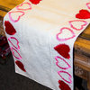 Radiant Heart Cotton and Poly Table Runner