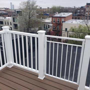 New Roof Deck, Kitchen and Bathroom Remodel on Garden Street in Hoboken
