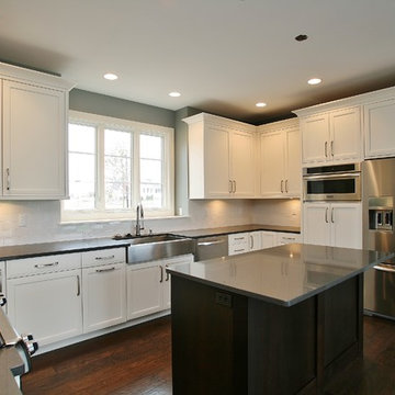 Painted White Kitchens