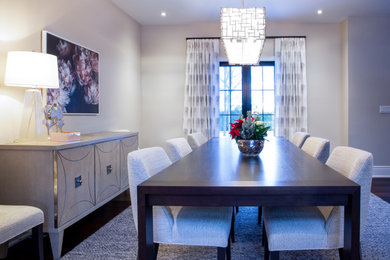 Dining room - contemporary dining room idea in Toronto