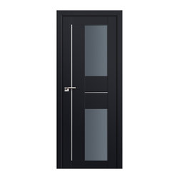 Milano Doors - Expo-2Q Oak Glass Interior Door, 28x80, Door Slab Only - Interior Doors