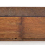 Four Hands - Duncan Storage Coffee Table,Reclaimed Fruitwood - Rich, reclaimed woods deliver depth beyond streamlined shaping. Warm brown tones reveal natural knots and graining for a distinctively found feel. Spacious drawers are concealed to serve up this coffee table...s finest features. Plinth base adds a modern touch.