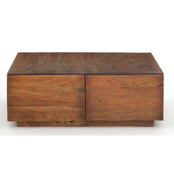 Duncan Storage Coffee Table,Reclaimed Fruitwood