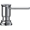 Blanco Empressa Pull-Down Kitchen Faucet With Soap Dispenser, Polished Chrome