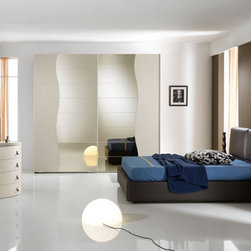 Upholstered Platform Bed Omega by Spar, Italy - $3,195.00 - Platform Beds