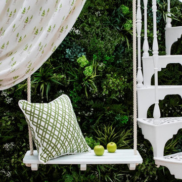 VistaFolia Artificial Green Wall - Alice and Wonderland Garden