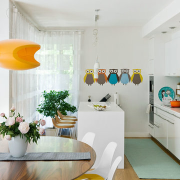 Combined apartments open plan