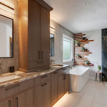 From Dated and Cramped to a Luxurious Spa Retreat