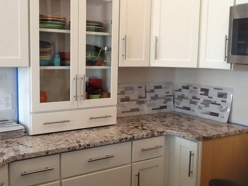 Is This Back Splash Too Busy For Granite