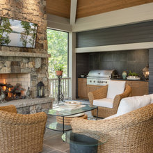 Barbecue In Patio