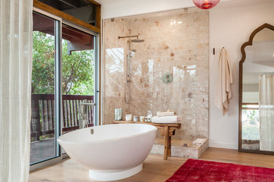 Inspiration for a mediterranean bathroom remodel in Los Angeles