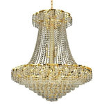 Elegant Lighting - Elegant Lighting VECA1D30G/EC Belenus - Eighteen Light Chandelier - A luxurious take on the classic empire chandelier,Belenus Eighteen Lig Gold *UL Approved: YES Energy Star Qualified: n/a ADA Certified: n/a  *Number of Lights: Lamp: 18-*Wattage:40w E12 bulb(s) *Bulb Included:No *Bulb Type:E12 *Finish Type:Gold