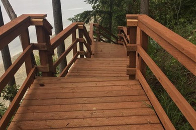 Deck - craftsman deck idea in Seattle