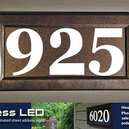 Address LED - illuminated house numbers - House Numbers