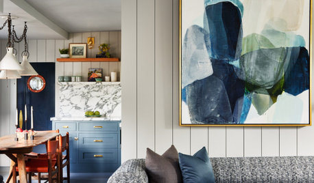 Houzz Tour: Moody Makeover for a Coastal New England Home