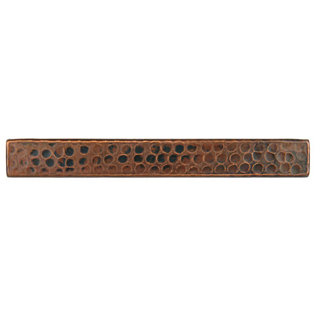 Premier Copper Products T18DBH_PKG8 1" x 8" Hammered Copper Tile - Quantity 8