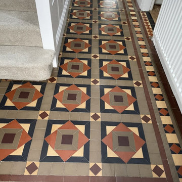 Victorian Tiled Hallway Renovated in Stourbridge