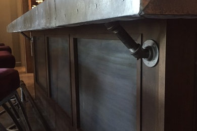 zinc table & bar tops