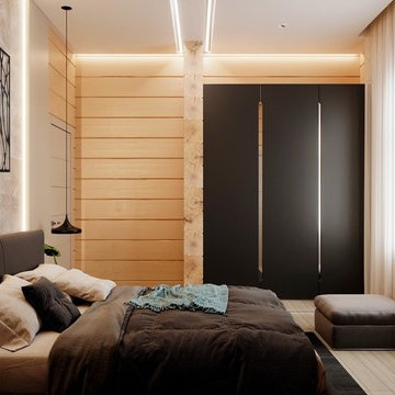 Bedroom 3D rendering