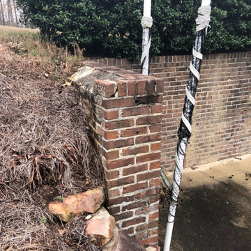 Retaining Wall Repair and Stone Veneer