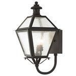 Livex Lighting - Waldwick Outdoor Wall Lantern, Bronze - Our Waldwick collection combines new and old designs to create this outdoor wall lantern. This light features a bronze finish over a hand-worked solid brass frame.