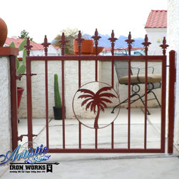 The Palms - Single Gate - Home Fencing And Gates