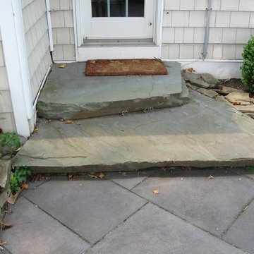 Boulder ideas & Broken Blue Stone Path