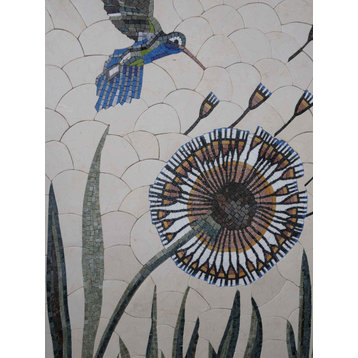 Diente de Leon Petals - Mosaic Stone Art