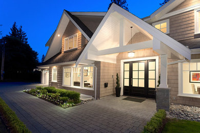 Example of a classic exterior home design in Vancouver
