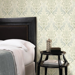 Nouveau Damask Wallpaper - Wallpaper