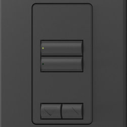 Lutron seeTouch keypad from the architectural metal finish collection - Lighting