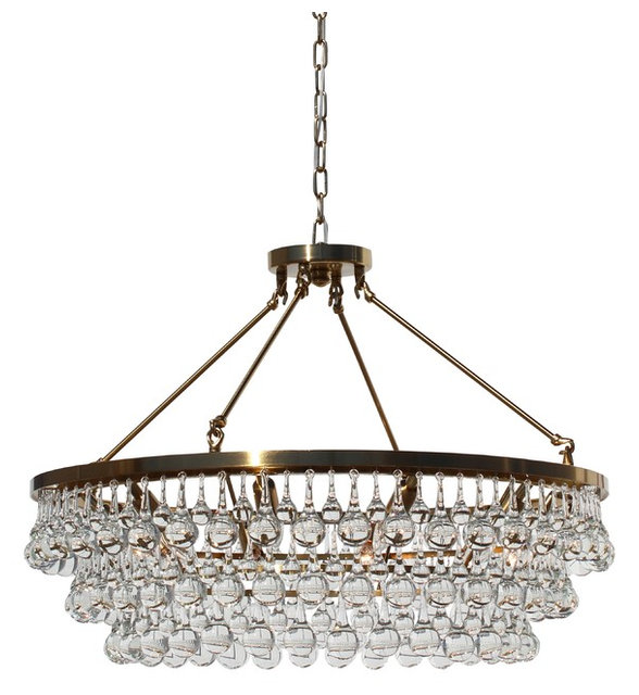 Celeste Glass Drop Crystal Chandelier Brass 32 Chandeliers By Celeste Glass Drop Crystal Chandelier Brass 32