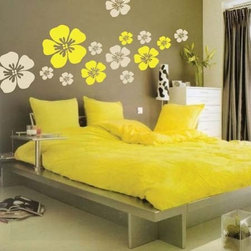Flower Wall Art Design - Wall Decals