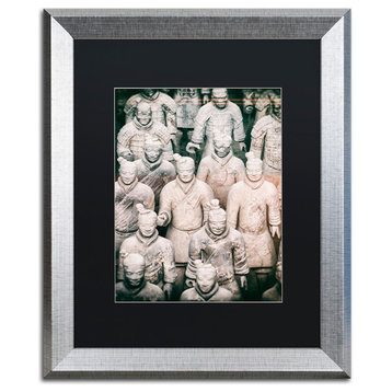 Philippe Hugonnard 'Terracotta II' Art, Silver Frame, Black Matte, 20"x16"