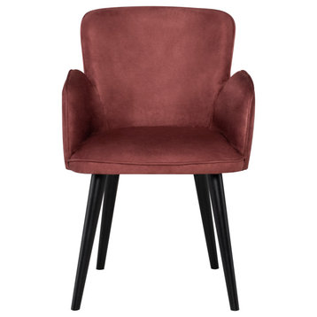 Willa Dining Chair, Chianti Microsuede