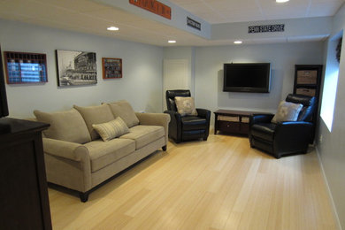 Family room - traditional family room idea in Philadelphia