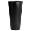 Sonoma Tall Cylinder Planter, Black, 7"x14"