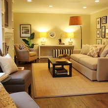 Yellow living room