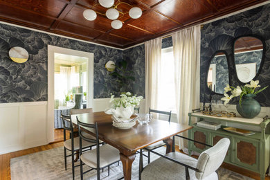 Transitional dining room photo in Other