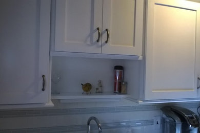 Mid-sized trendy home design photo in New York