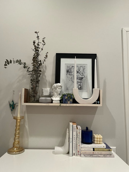 dresser / shelf styling