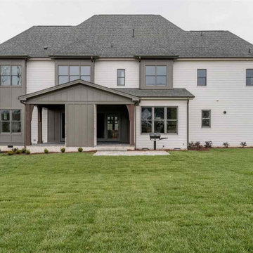 Elegant 5-Bedroom Tudor House Plan with Open Layout - San Antonio, TX