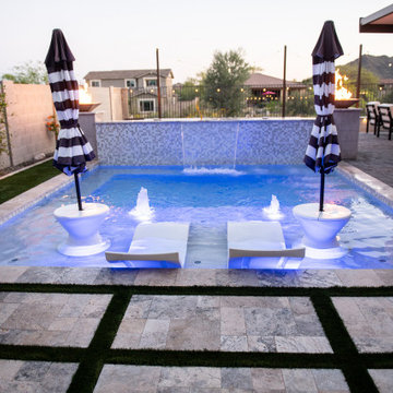 Spool with water feature