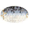 Ondine Flare Coffee Table - Midnight Gold Deco