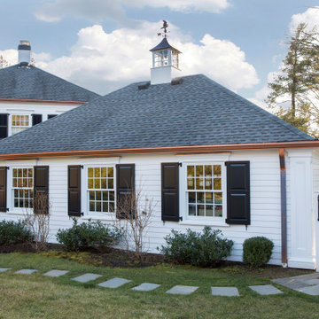 Exterior Renovation of Garage with Copper Accents