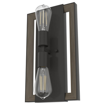 Woodburn Noble Bronze 2 Light Sconce Wall