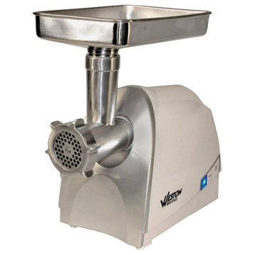 Weston 33-0231-W Electric Meat Grinder and Sausage Stuffer, Silver, 120 Volt