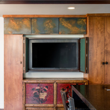 Steampunk Meets Modern Kitchen