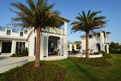 Inspiration for a modern patio remodel in Jacksonville